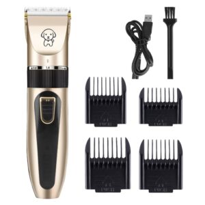 Puppy Shaver Katt og Hund Elektrisk Barbermaskin Sett, Farge: Standard
