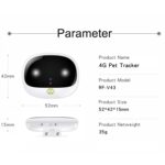 RF-V43 B Stil IP67 Vanntett GPS + LBS + WiFi Kjæledyr Locator Kjæledyr Halsbånd Sporingsenhet for Nord-Amerika/Sør-Amerika (Svart)