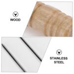 Rustfrie stål grillspyd, grillgafler, U-formede grillgafler, spesifikasjon: 6 stk