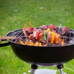 Rustfrie stål grillspyd, grillgafler, U-formede grillgafler, spesifikasjon: 6 stk