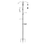 [US Warehouse] Fuglemater Hagefuglemater med fire kroker, Størrelse: 50x50x232 cm