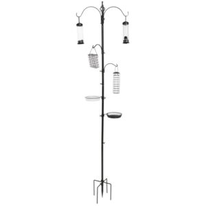 [US Warehouse] Fuglemater Hagefuglemater med Seks Kroker, Størrelse: 50x50x228cm