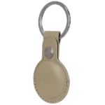 Audi syntetisk skinn AirTag-etui - beige