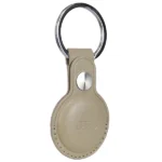Audi syntetisk skinn AirTag-etui - beige