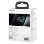 Baseus Golden Contactor Pro hurtiglader for bil USB Type C / USB 40 W Power Delivery 3.0 Hurtiglading 4+ SCP FCP AFC + USB Type C-kabel - Lynblå (TZCCJD-03)