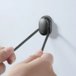 Baseus liten skallholder for bil, hjem, garasje 4 stk. - svart