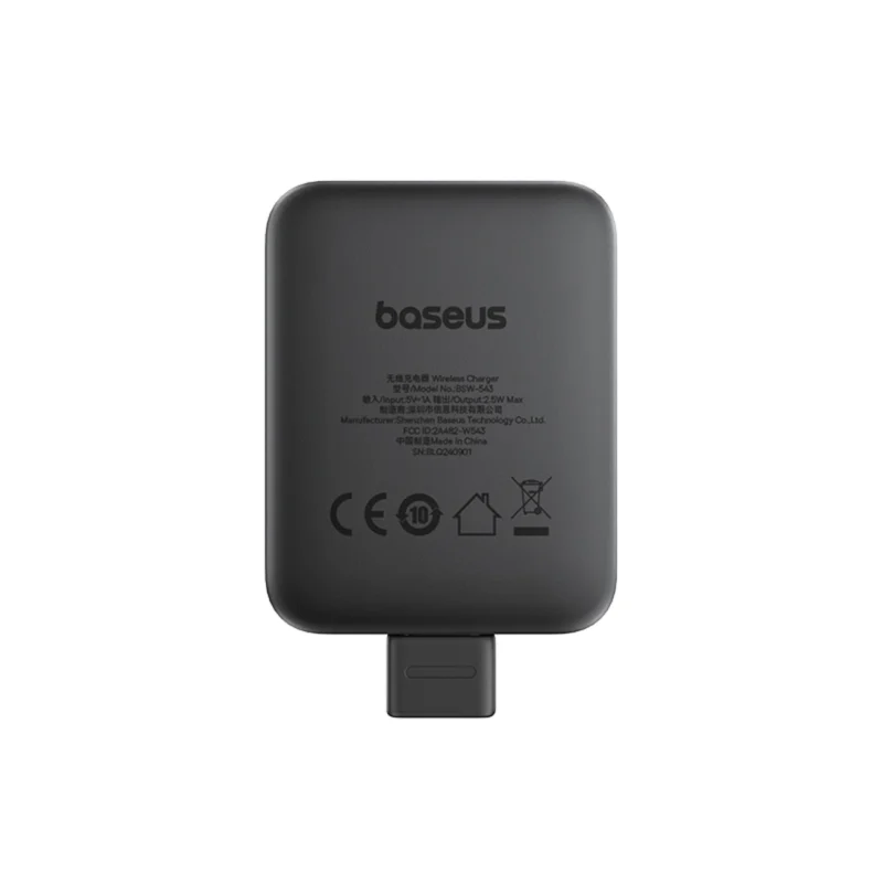 Baseus MagPro 2,5W Magnetisk Induktiv Lader for Apple Watch - Svart