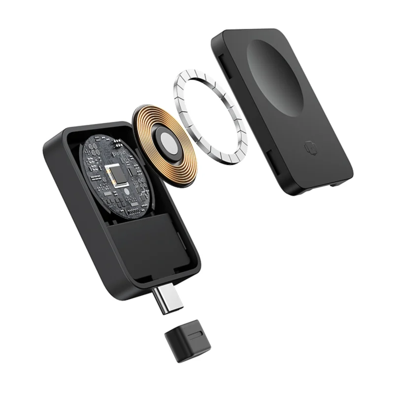 Baseus MagPro 2,5W Magnetisk Induktiv Lader for Apple Watch - Svart