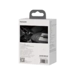 Baseus Superme hurtiglader for bil USB / USB Type C 100W PPS Hurtiglading Power Delivery svart (CCZX-01)