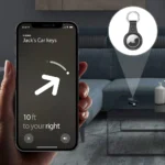 Dux Ducis 4-delt sett silikon fleksibel deksel nøkkelring løkke etui for Apple AirTag (Svart / Grønn / Rosa / Blå)