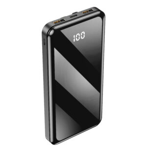 Forever power bank TB-411 ALLin1 10000 mAh med kabler USB-C + Lightning + microUSB svart