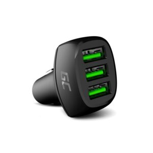 Green Cell biladapter 54W GC PowerRide med Ultra Charge hurtiglading – 3x USB‑A
