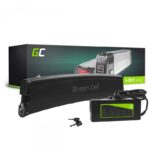 Green Cell Elsykkelbatteri 36V 7.8Ah 281Wh Rammetype Elsykkel 2-pins for Chrisson, Ducati, Torpado med lader