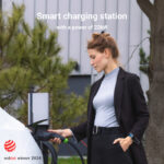 Greencell HabuDen Veggmontert Lader 22kW 32A 7,5m Kabel Type 2 Smart EL-ladestasjon for Elektriske Biler med GC App Bluetooth WiFi