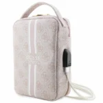Guess Veske GUHBP4RPSP Organizer rosa/rosa 4G Trykte Striper