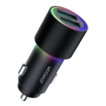 Joyroom bil-lader 2 x USB med bakgrunnsbelysning 24W svart (JR-CL10)