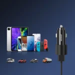 Joyroom bil-lader 2 x USB med bakgrunnsbelysning 24W svart (JR-CL10)