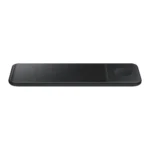 Samsung Trio EP-P6300TBEGEU 3i1 induksjonslader for telefon / Galaxy Watch / Buds - svart + nettadapter + kabel