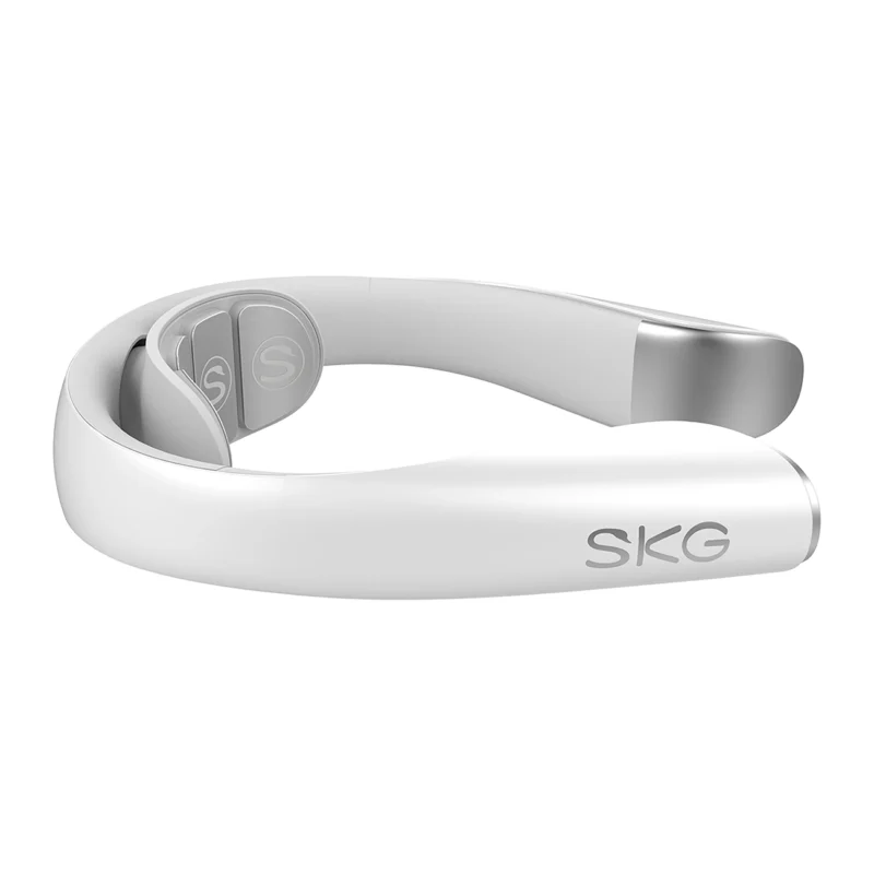 SKG K5 Pro massager, elektrostimulator for nakken med kompress - hvit