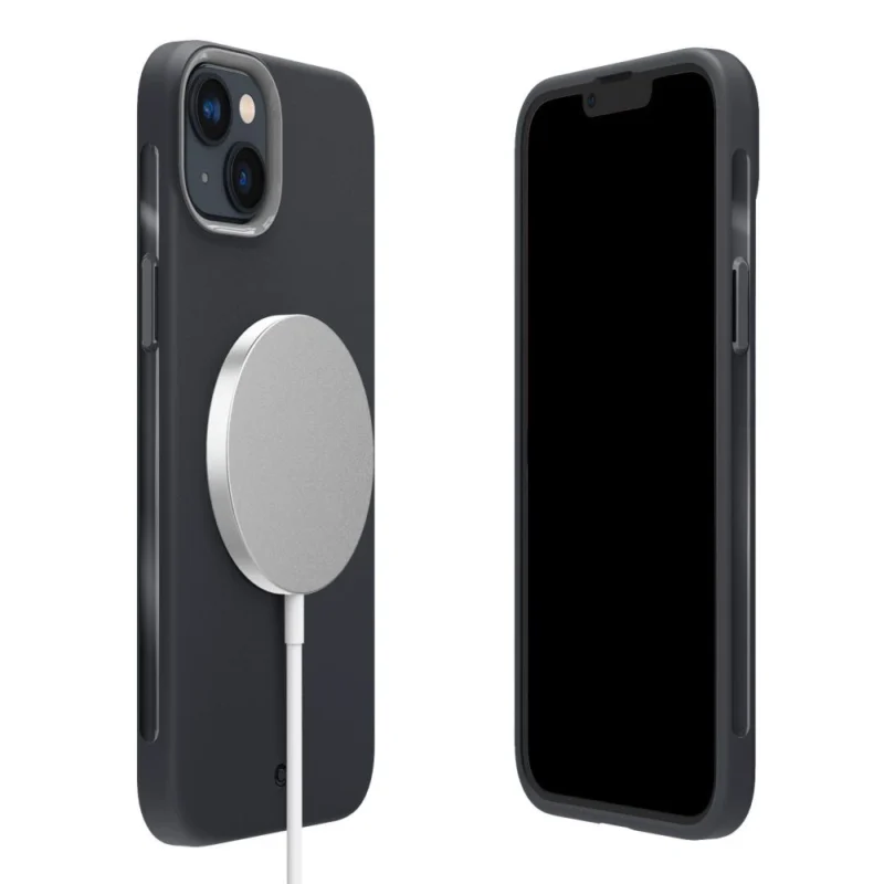 Spigen Cyrill Ultra Color Mag-deksel med MagSafe for iPhone 14 Plus - Mørk grå