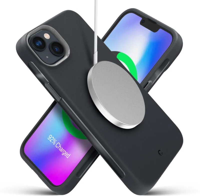 Spigen Cyrill Ultra Color Mag-deksel med MagSafe for iPhone 14 Plus - Mørk grå