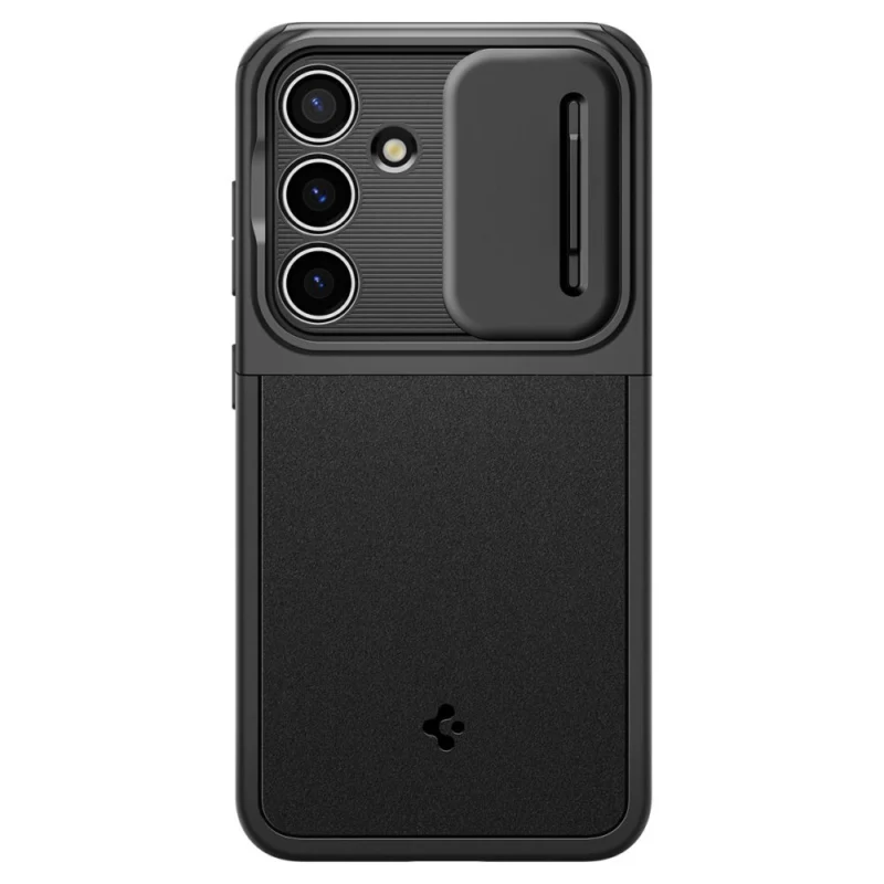 Spigen Optik Armor-deksel for Samsung Galaxy S24 - Svart