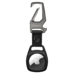 Spigen Rugged Armor-deksel for Apple AirTag - Matt Svart