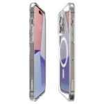Spigen Ultra Hybrid Mag-deksel med MagSafe for iPhone 14 Pro Max - Klar/Hvit