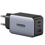 UGREEN Nexode 65W USB C GaN Lader - 3 Porter Vegglader