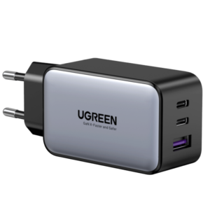 UGREEN Nexode 65W USB C GaN Lader - 3 Porter Vegglader