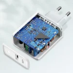Ugreen Rask USB Type C / USB Vegglader 36 W Hurtiglading 4.0 Strømforsyning hvit (60468 CD170)